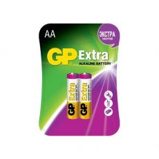 Батарейка GP Extra Alkaline 15AX LR6 AA, 2 шт.