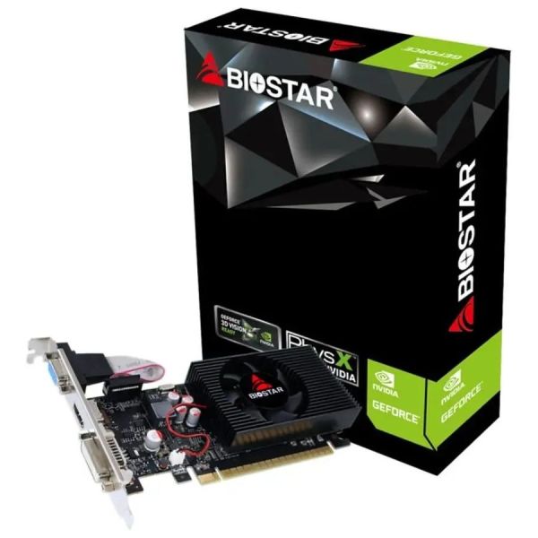 Видеокарта Biostar NVIDIA GeForce GT 730 (GT730-2GB D3 LP [GF108]) vn7313thx1, 2 Гб, GDDR3